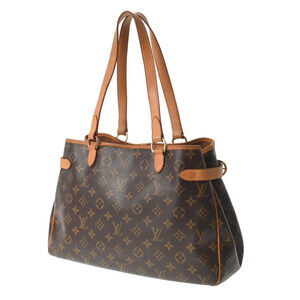 Louis Vuitton Bag Horizontal Batignolles Tote Brown Monogram Canvas